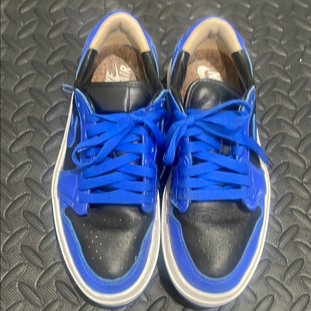 Nike Black and Blue Sneakers